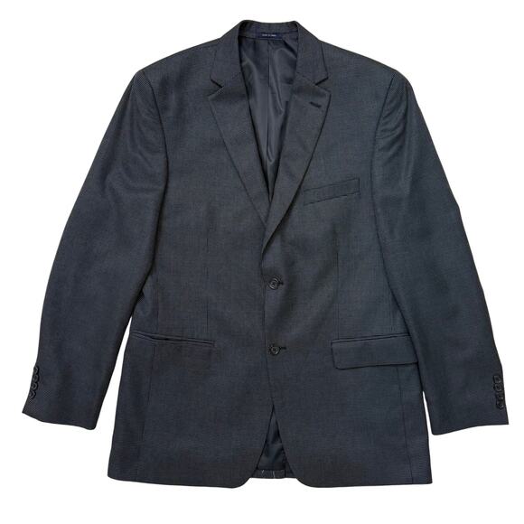 Club Room Exclusive for Macys Blue Pattern Blazer 42L - Picture 1 of 7